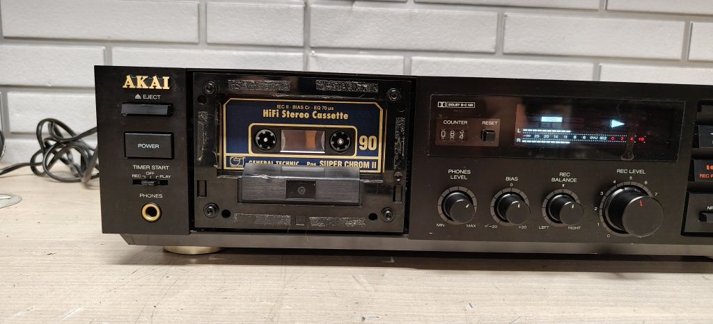 Magnetofon deck AKAI GX-32. Po serwisie.