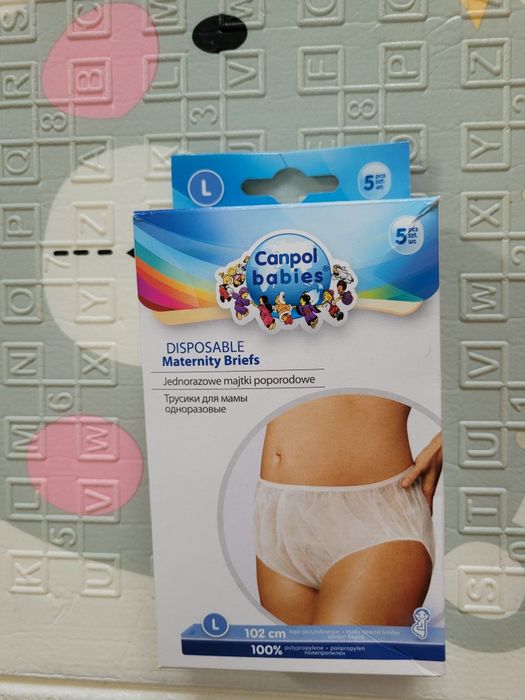Majtki poporodowe 5 szt rozm L canpol
