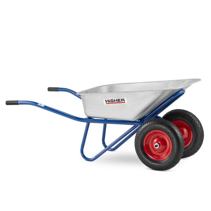 Koleba taczka ogrodowa HIGHER 130L mocna 210kg