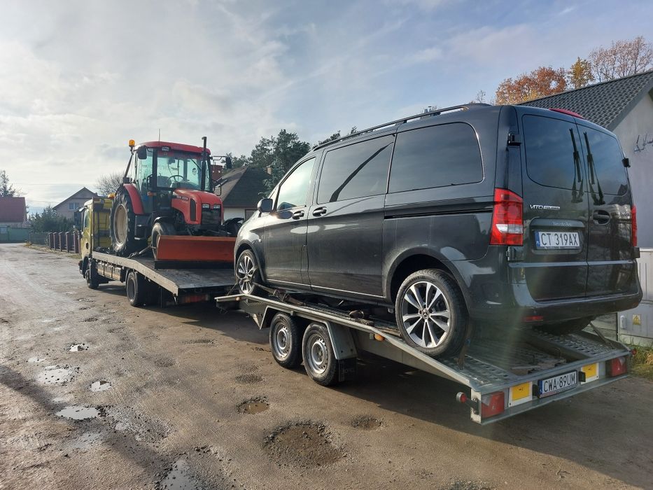 Autolaweta autoholowanie pomoc drogowa laweta transport niskopodwozie