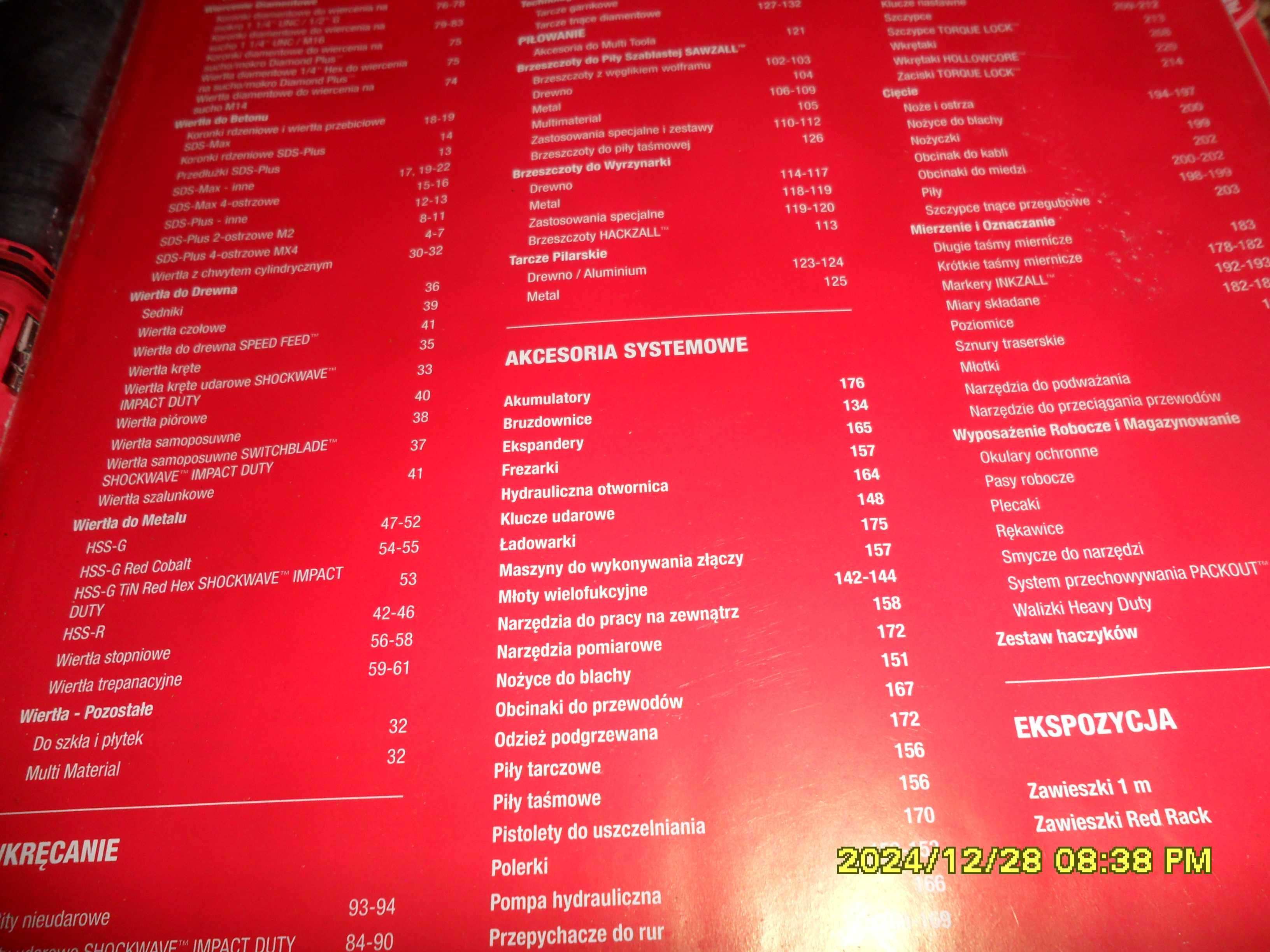 katalog milwaukee-akcesoria i narzędzia ręczne-2020/21r