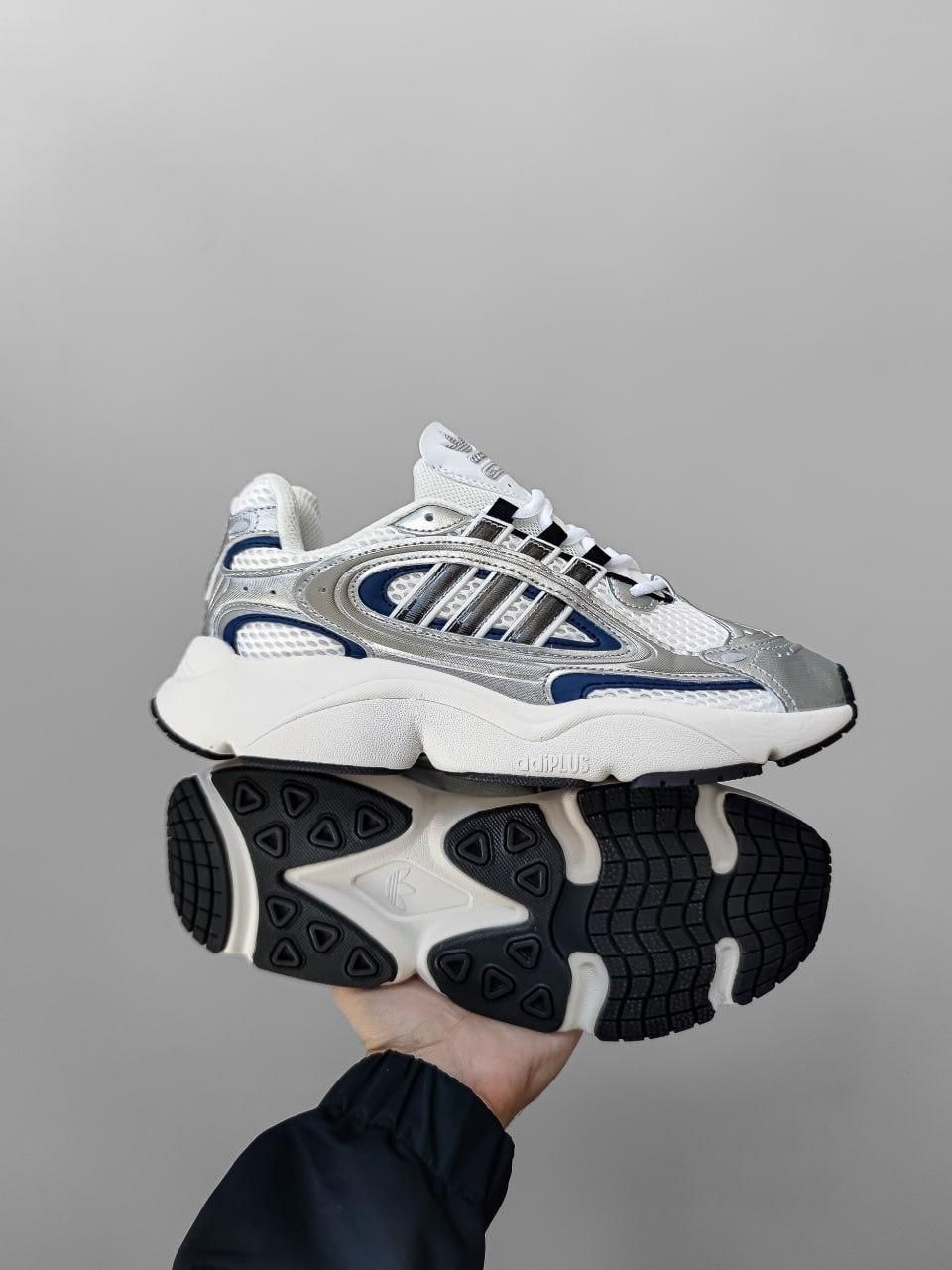 Кроссовки мужские Ozmillen Silver Blue Адідас БЕЗ ПРЕДОПЛАТИ