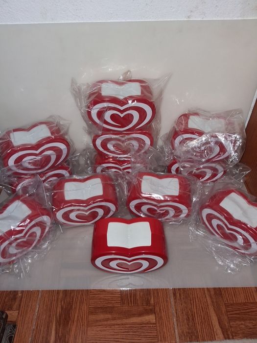 Conjunto 12 Caixas Olá para Guardanapos