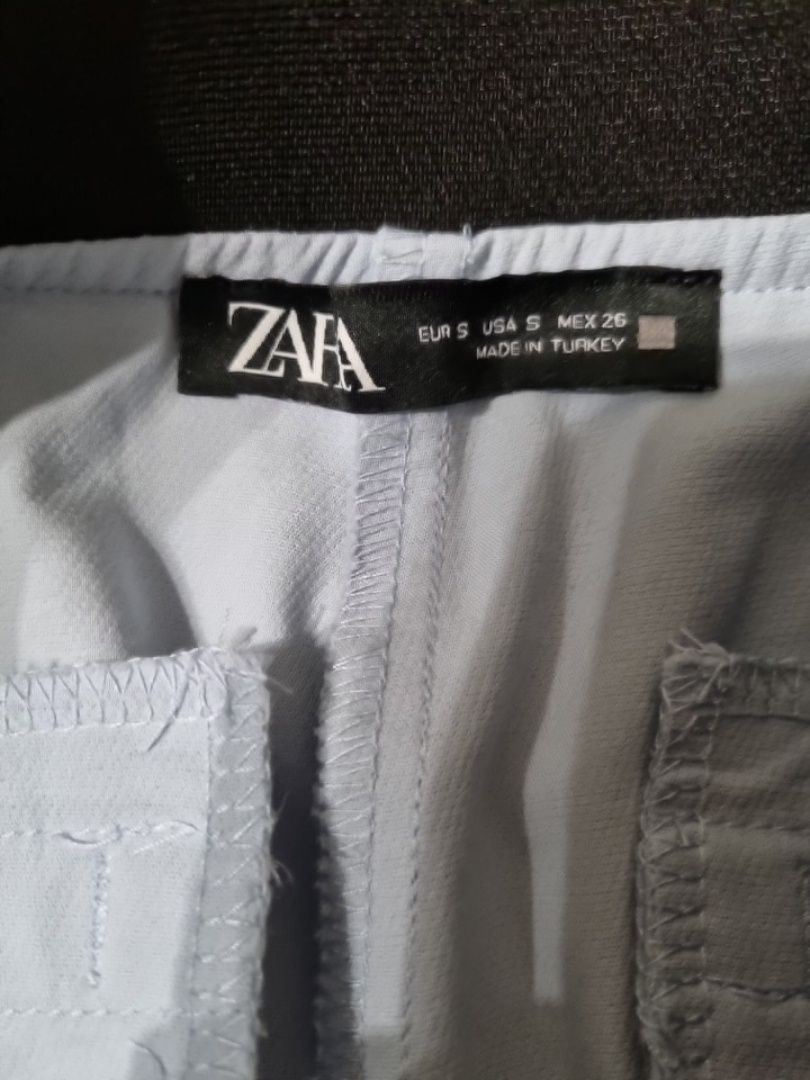 Штани джогери zara блакитного кольору