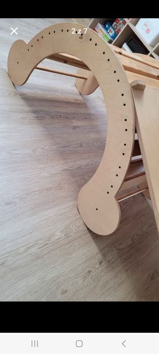 Bujak zjeżdżalnia drewniana