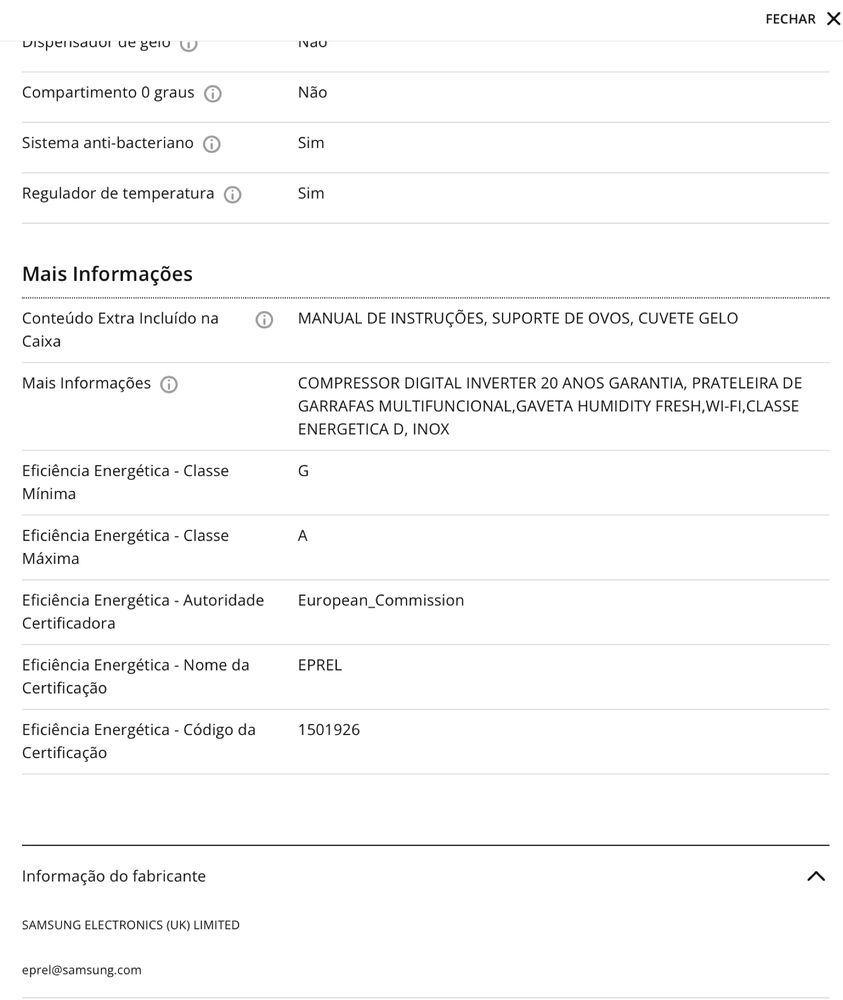 Combinado Samsung