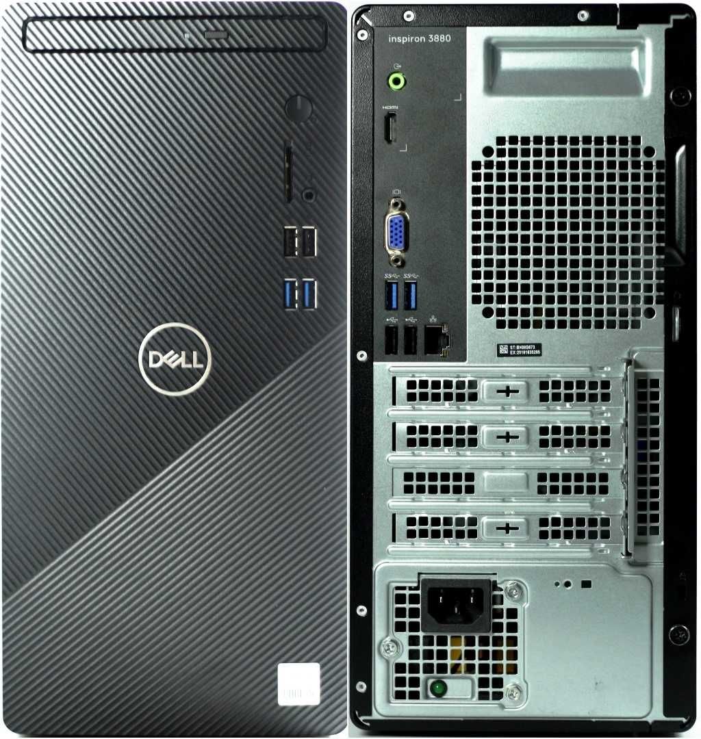 Десктоп Dell Inspiron 3880 TWR (i5-10400/8GB DDR4/Wi-Fi+BT/БП 200Вт/W)
