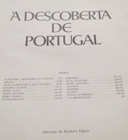 À Descoberta de Portugal • Reader's Digest • 1982