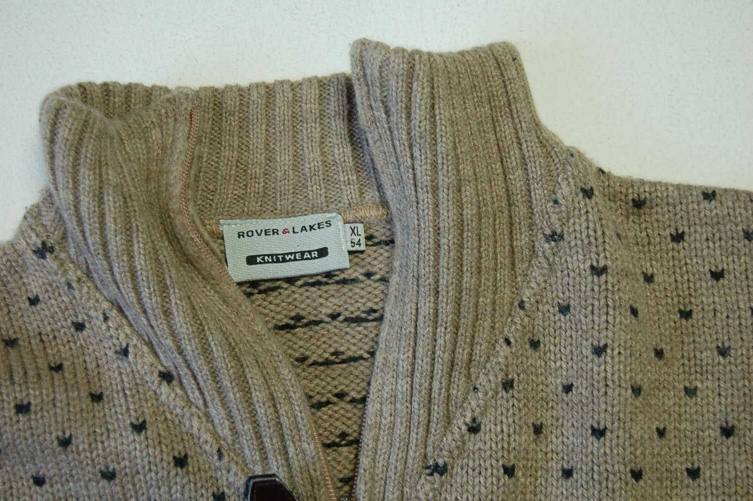 ROVER LAKES XL 54 sweter męski ciepły wełna 30% 6N34