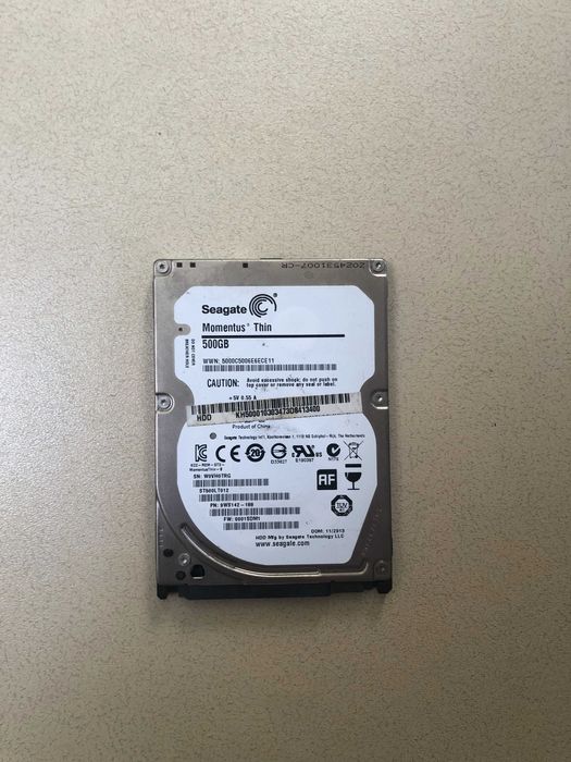 Dysk twardy Seagate Momentus  500GB SATA 2,5"
