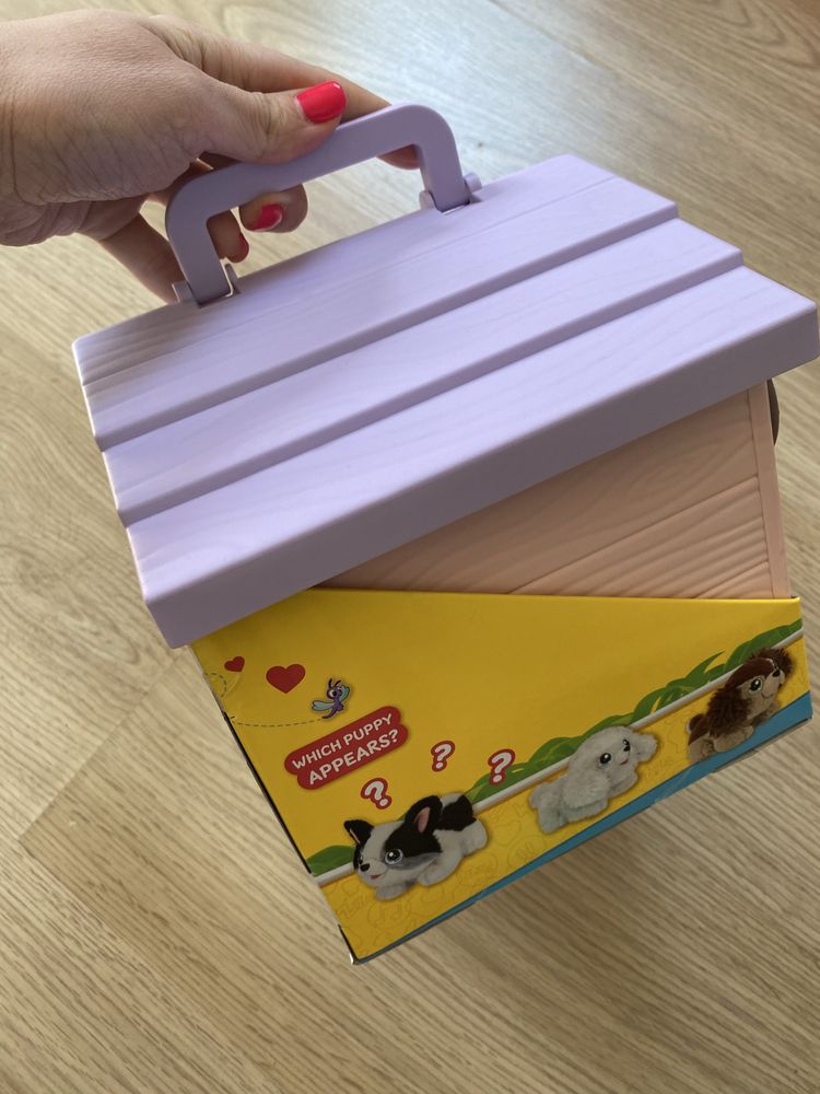 Песик з будиночком little live pets, цуценя оригінал