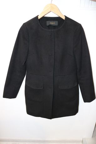 Płaszcz czarny Reserved 34 XS