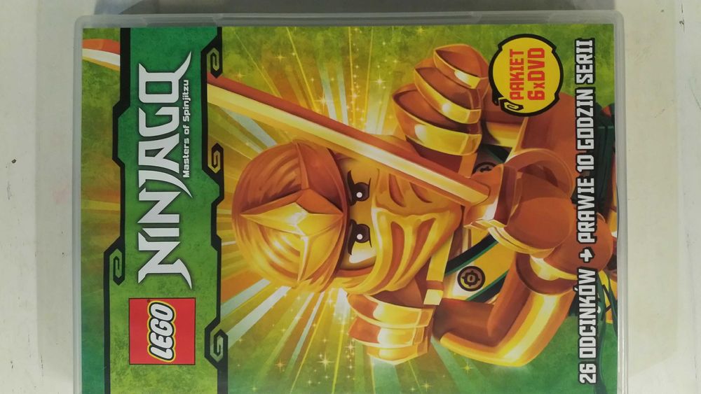 DVD LEGO NINJAGO pakiet 6xdvd Sezon 1