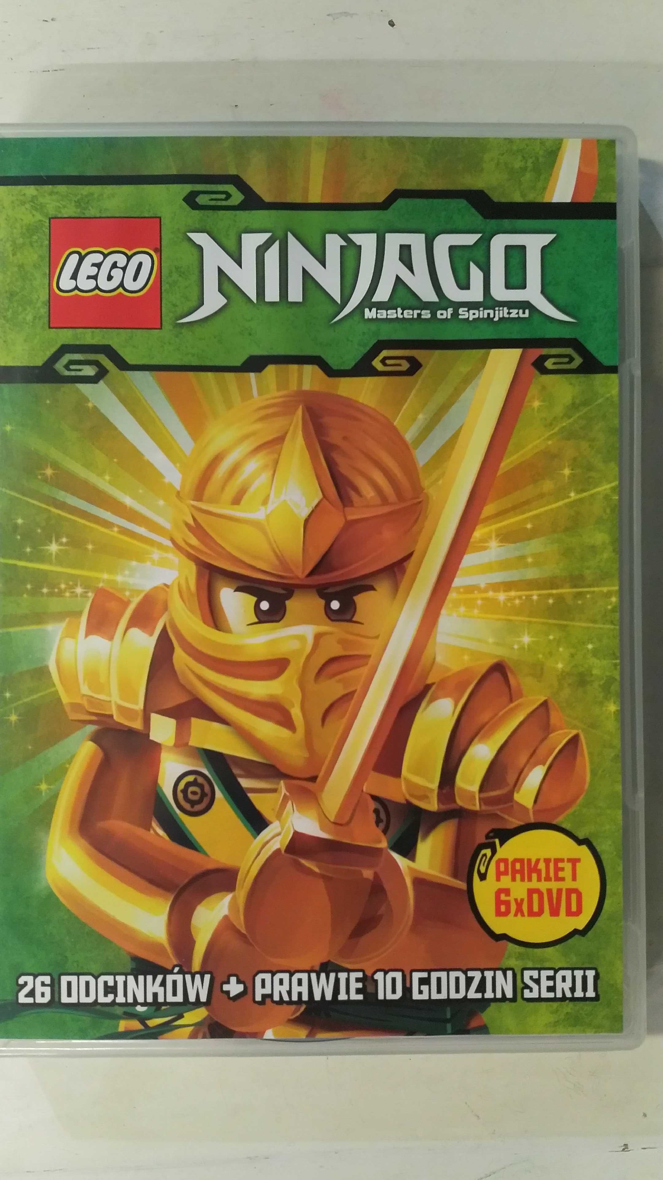 DVD LEGO NINJAGO pakiet 6xdvd Sezon 1