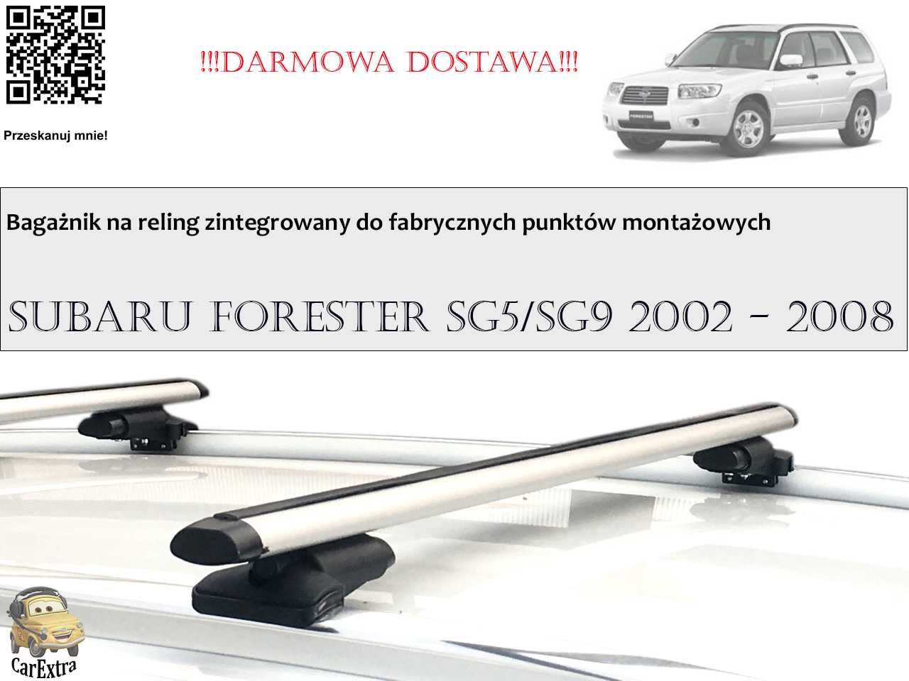 Bagażnik Dachowy Subaru Forester SG5/SG9 2002 - 2008