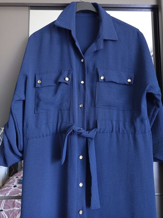 Sukienka granatowa 3/4 M/L