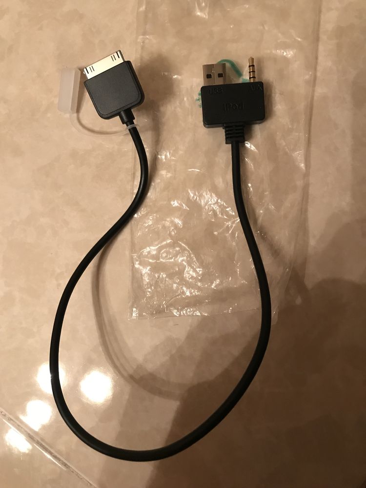Кабель Hundai Kia AUX USB 3.5mm для Iphone 4s ipod Ipad автомагнітоли