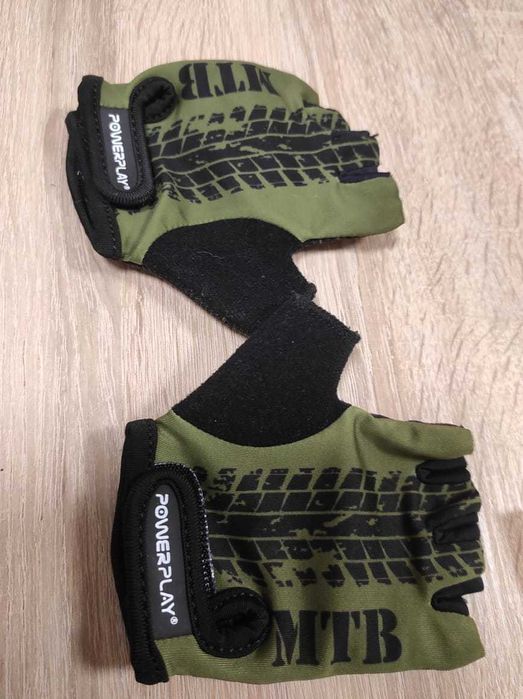Велоперчатки детские PowerPlay 5451, Green
