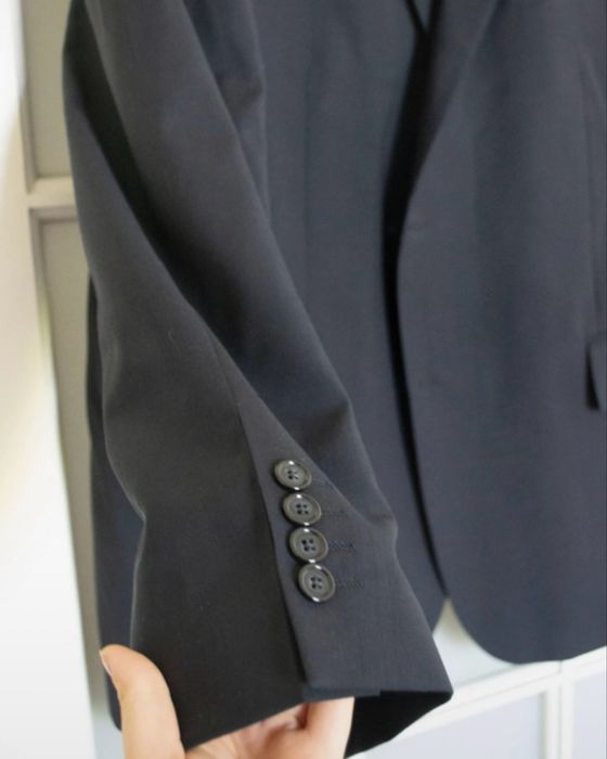 granatowy garnitur marynarka Pierre Cardin