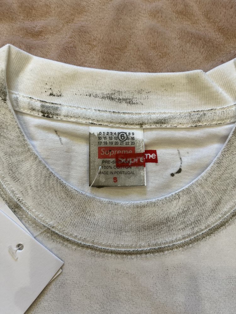 Футболка maison margiela x supreme