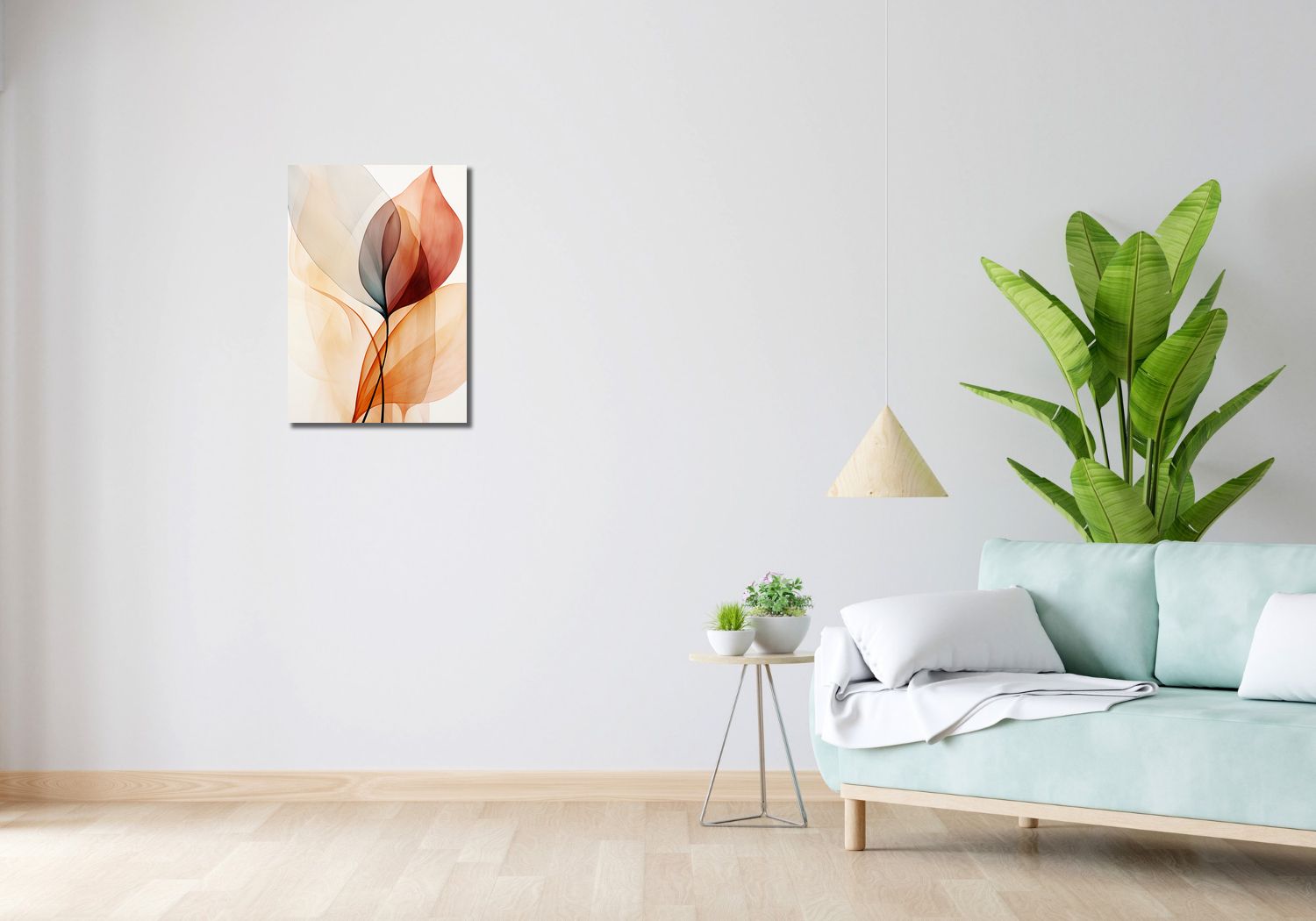 Obraz 40x60cm Eteryczne Liście