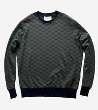 Klasyczny sweterek/ bluza Gucci khaki XL