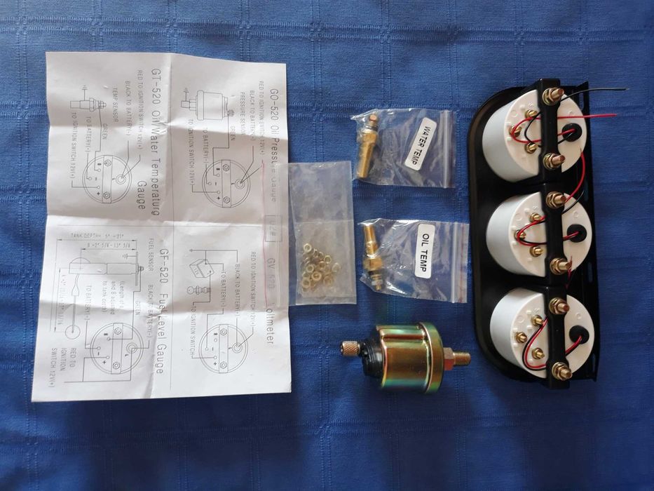 Amperímetro,Termómetros, Manómetros,sensores e suportes