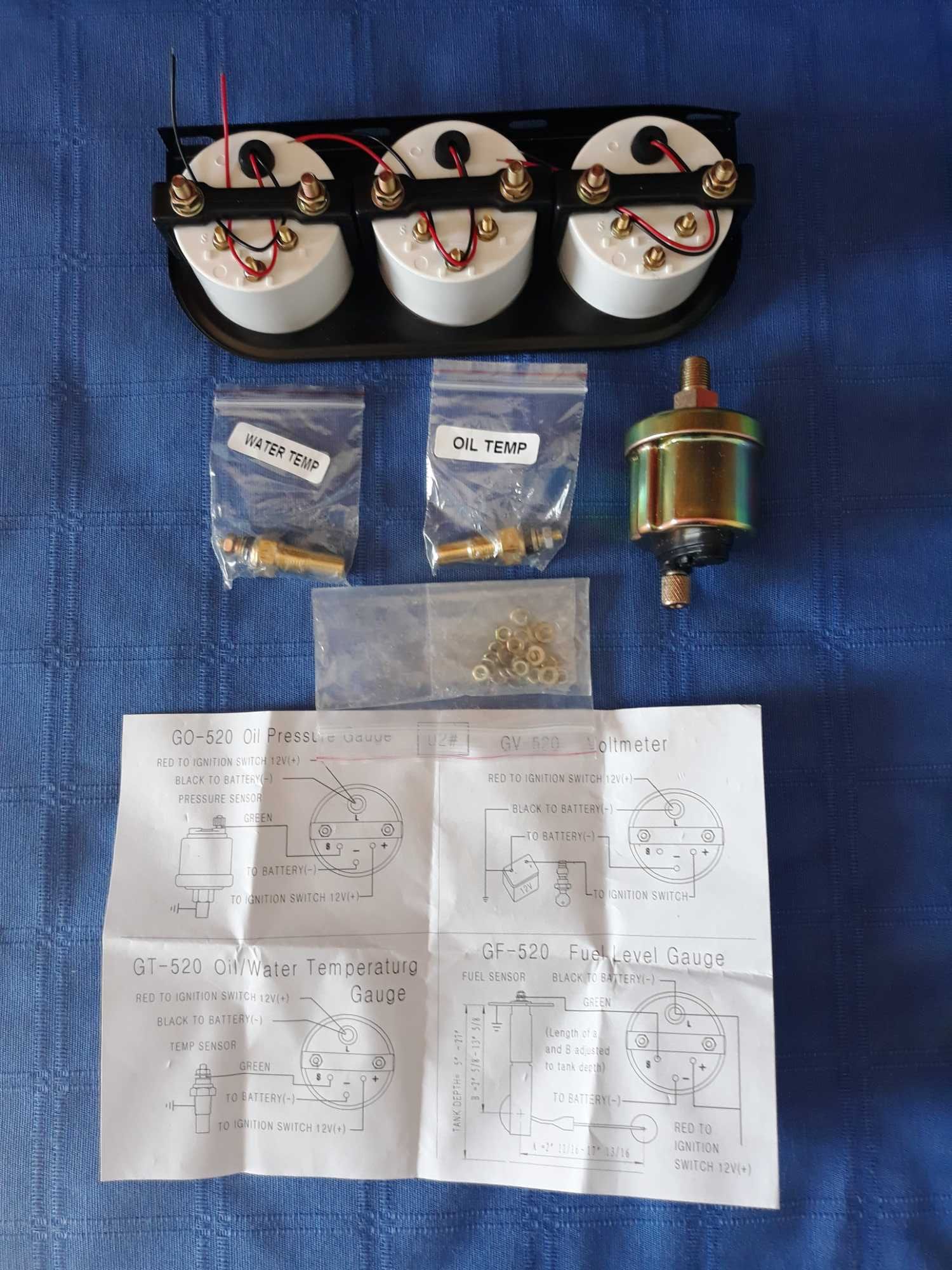 Voltímetro,Amperímetro,Termómetros,Manómetros,sensores e suportes