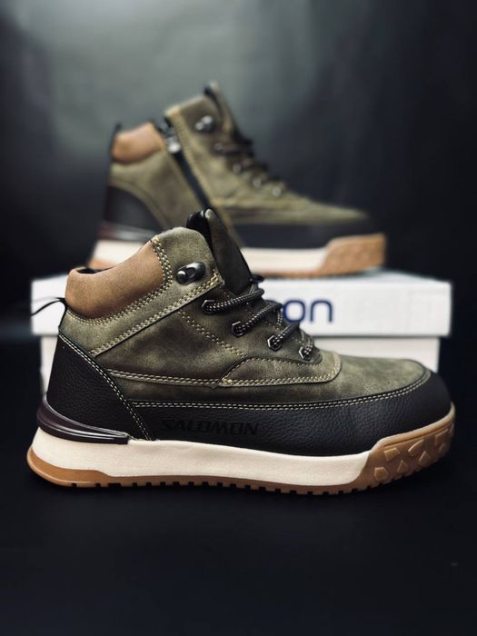 Зимние Кроссовки-Хайкеры Salomon / трекинговые ботинки Саломон Саламон