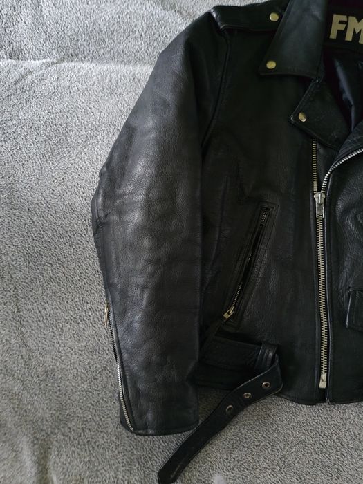 Ramoneska FMC L/XL skóra naturalna kurtka skórzana