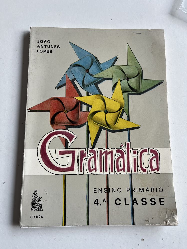 Gramática antiga Ensino Primário 4a Classe 1968