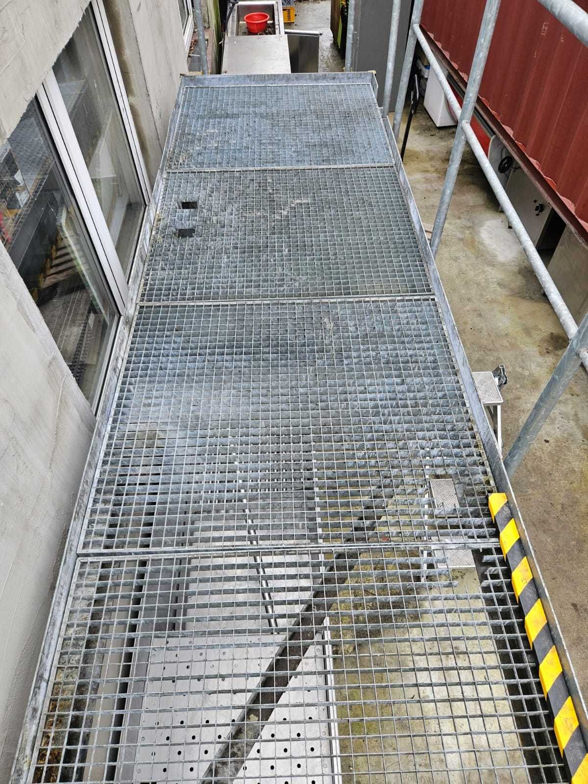 PODEST balkon kanał OCYNKOWANY, antresola + drabinka + barierki