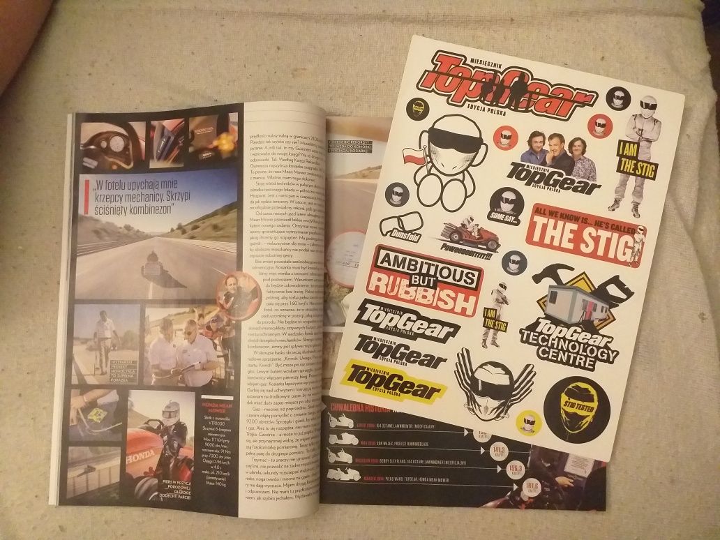 Magazyn Top Gear nr 77, NOWY z naklejkami, edycja polska, 06/2014, BBC
