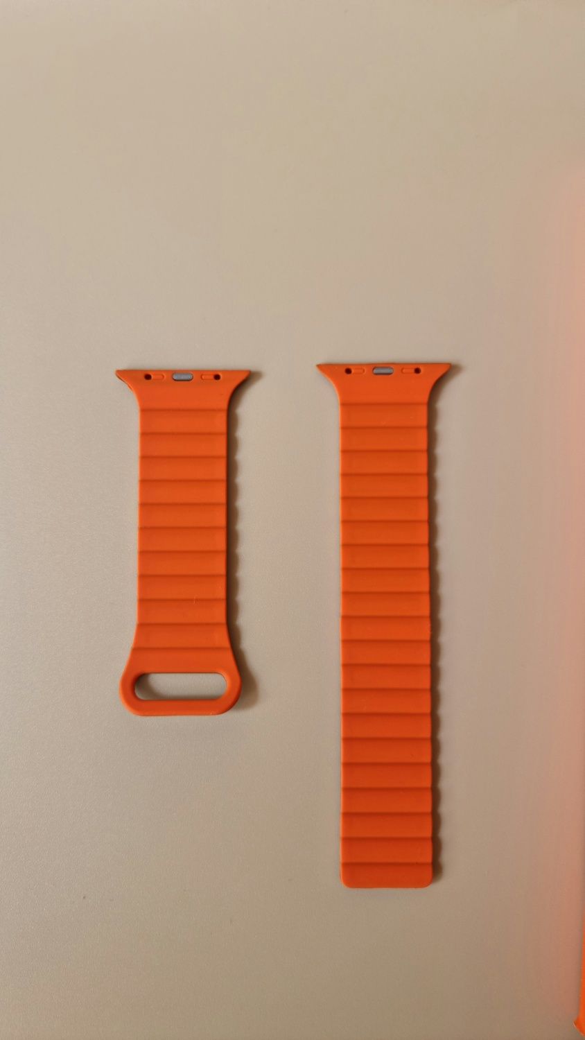Pasek do Apple Watch 42,44,45mm.  Silikonowy pasek z zapięciem magnety