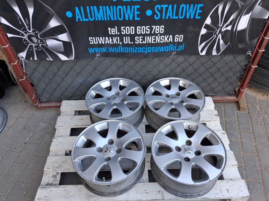 4x felgi alu R15 4x108 Peugeot 206. 208/ Partner Citroen Berlingo C3