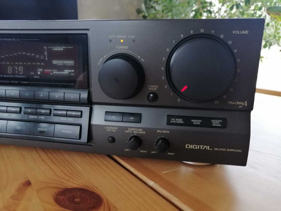 Technics Amplituner SA-GX505 pilot, przewody. Sprawy. Made in Japan