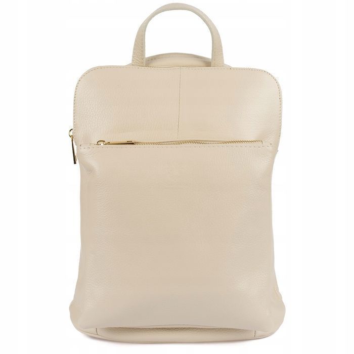 Skórzany plecak damski torebka 2w1 elegancki A4 włoski klasyczny