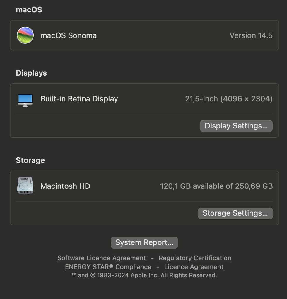 Apple iMac Retina 4K, 21.5-inch 3GHz 6-Core i5/RAM32/SSD256 [A2116]
