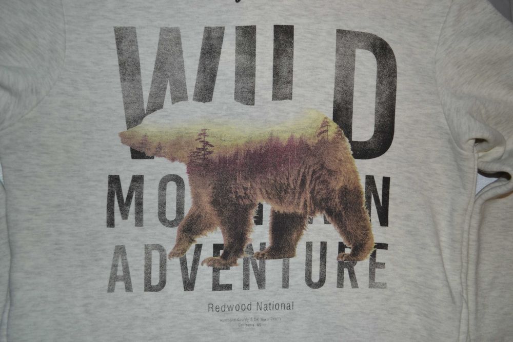 Bluza męska z kapturem szara nakrapiana House rozm. M nowa