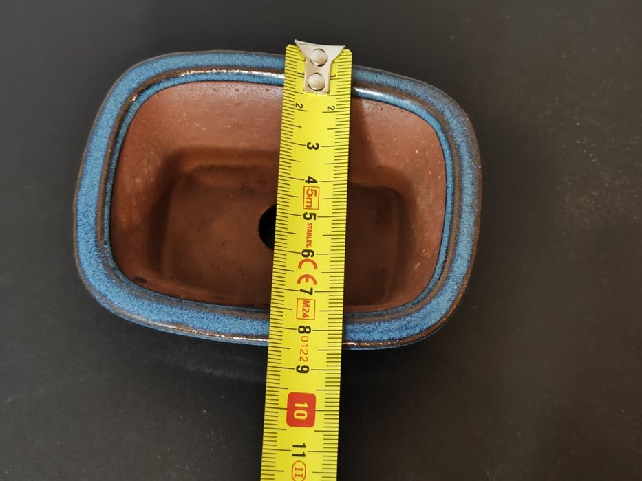 Vaso para bonsai azul