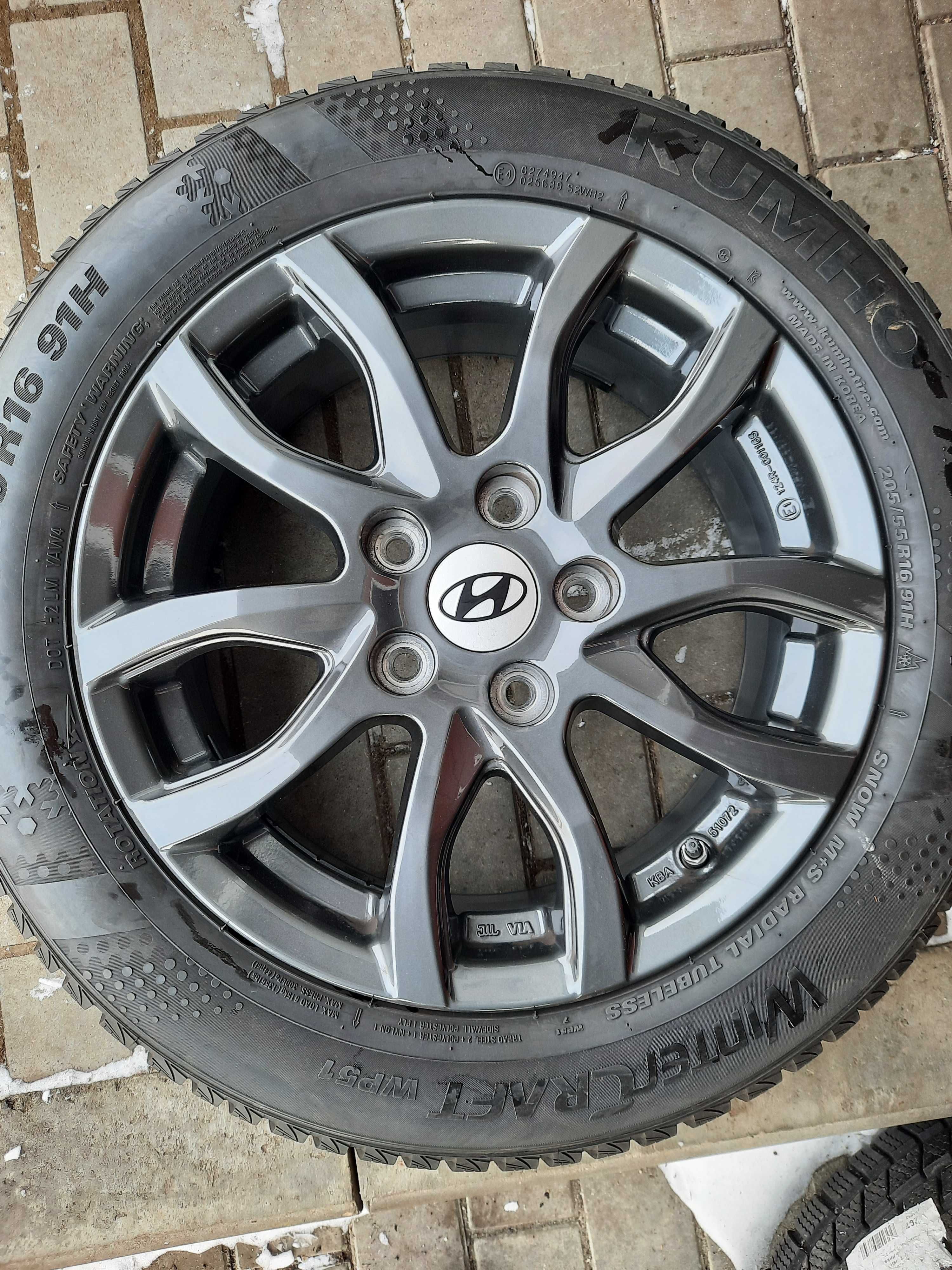 Диски Hyundai 5X114,3/R16/6,5J/ET50 Нові