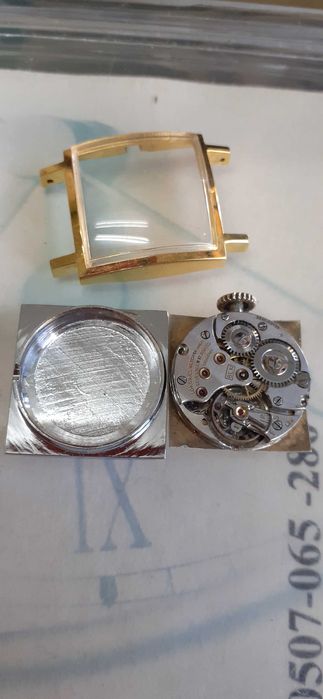 Zegarek bransoletką LONGINES 17 JEWELS 8LN Złoty-pozłacany antyk.
