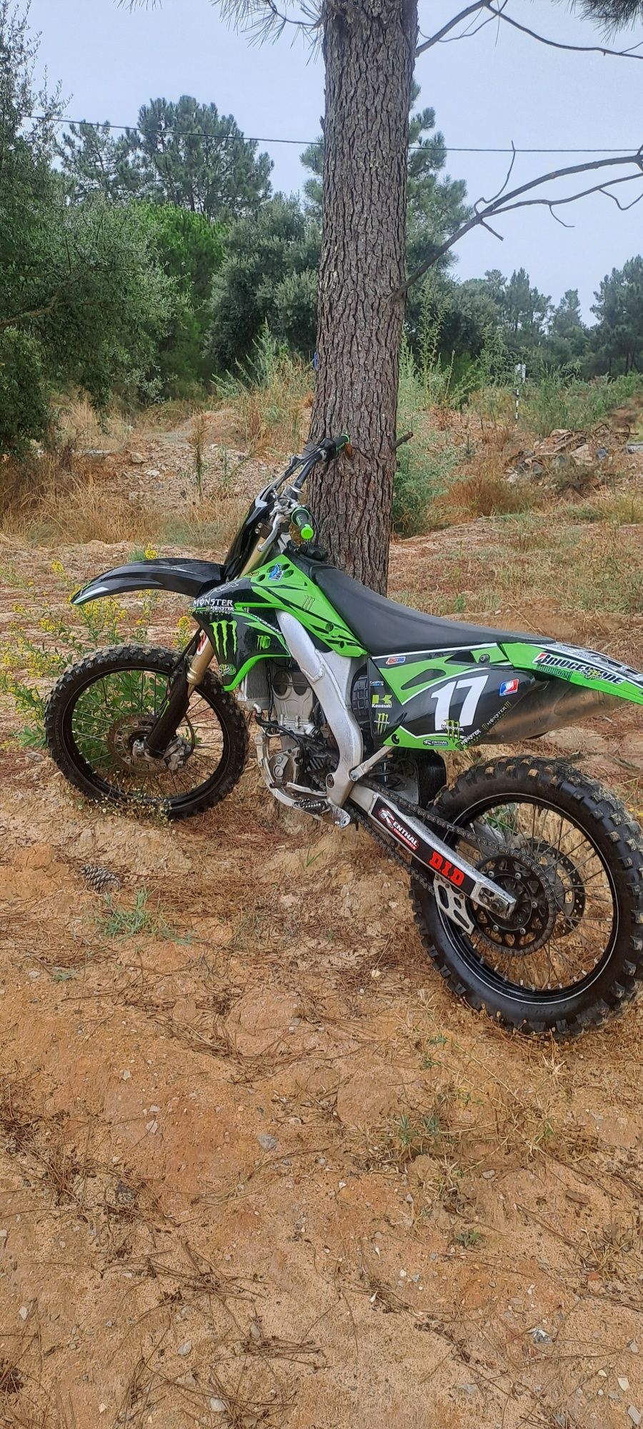 Kawasaki kx250f ano 2009