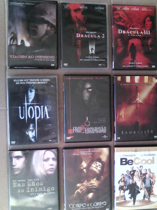 Vendo este lote de dvd's impecáveis