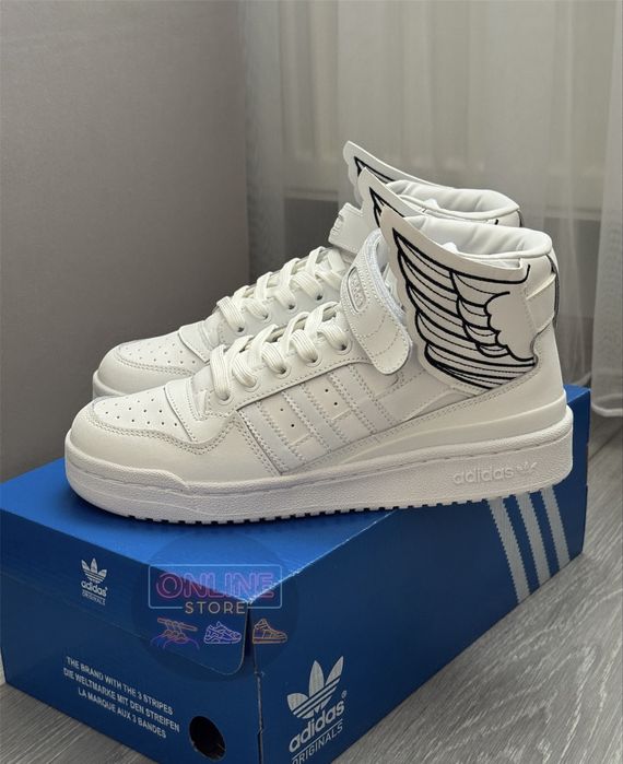 Кросівки ADIDAS X JEREMY SCOTT Forum Hi Wings 4.0 White