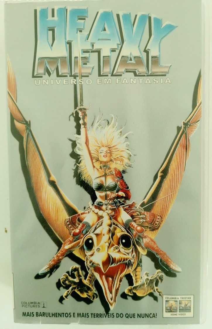 Filmes em VHS - Heavy Metal + Senhor dos Anéis (Irmandade do anel)