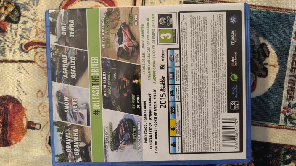 Vendo jogo WRC 5 PS4