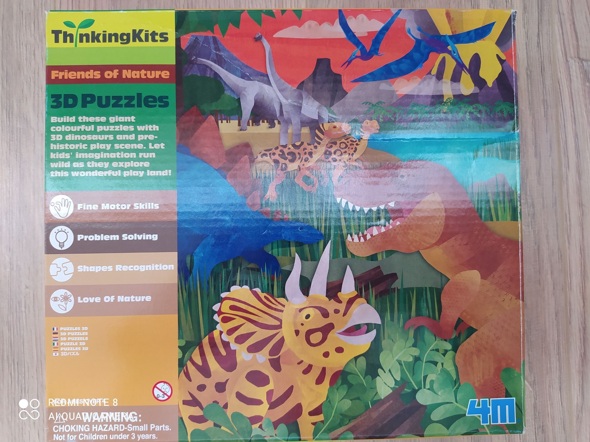 Puzzle 3d Dinozaury