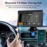 gps 17.78cm com CarPlay e Android, navegação