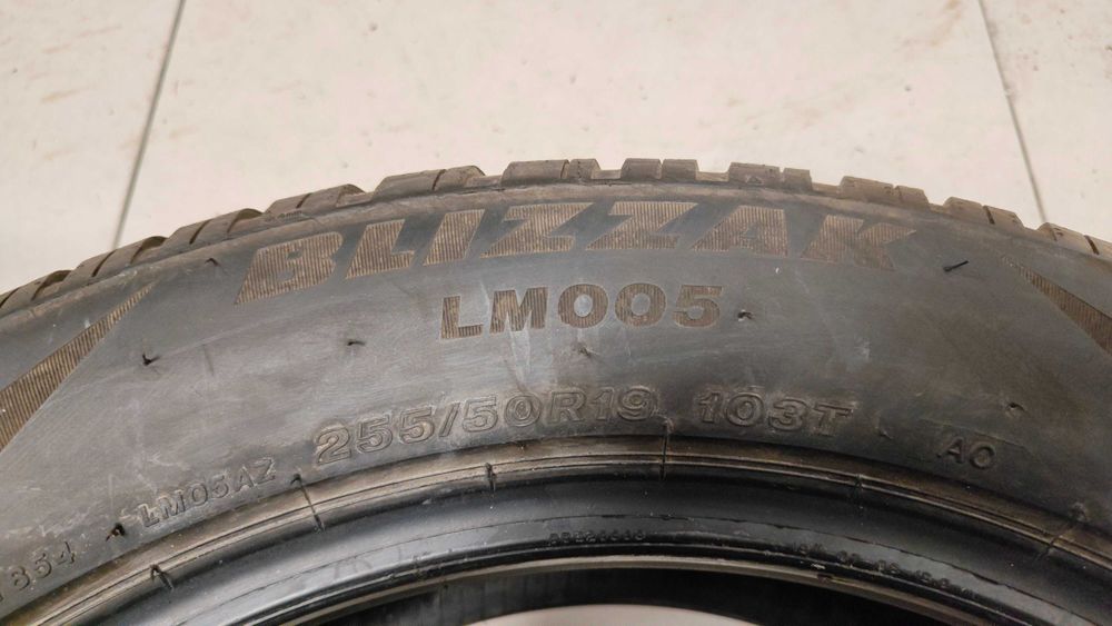 4x 255/50R19 Bridgestone Blizzak LM005 Zima Używane FV Siedlce